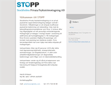 Tablet Screenshot of privatpsykiatri.se